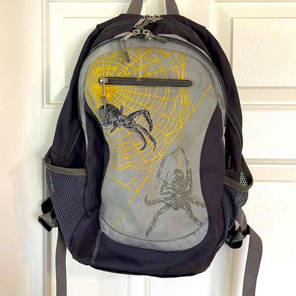 L.L. Bean Accessories Ll Bean Spider Backpack Guc Youth Size Poshmark